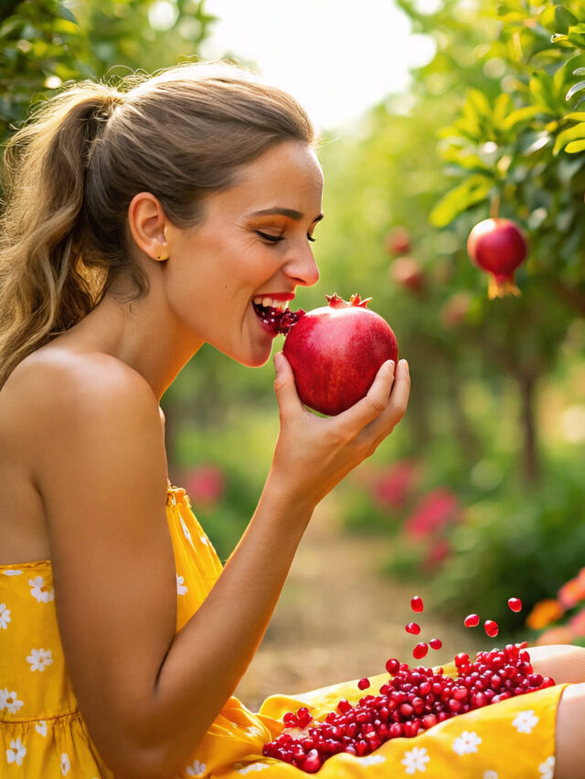 consuming pomegranate will brighten your skin डाळिंब खाण्याचे फायदे माहित आहेत का?