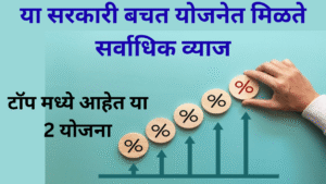 Best Government Savings Schemes In Marathi