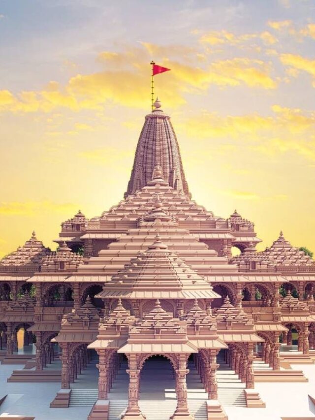 ayodhya ram mandir dharmadhwaj symbols meaning आज आयोध्या दुमदुमली