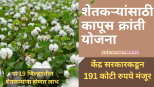 kapus Kranti yojana central government funds